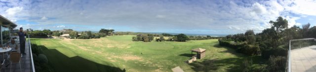 Clubhouse Panoramic view at Flinders Golf Club