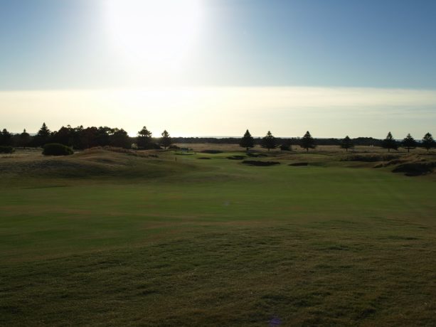 The 11th fairway at Links Lady Bay Golf Resort