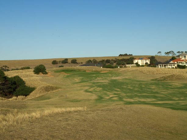 The 12th tee at Links Lady Bay Golf Resort