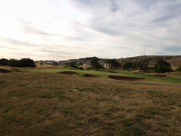 The 6th green at Links Lady Bay Golf Resort