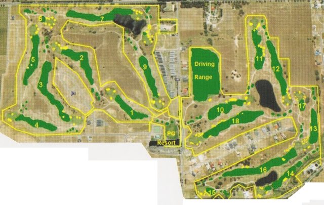 Map of Links Lady Bay Golf Resort