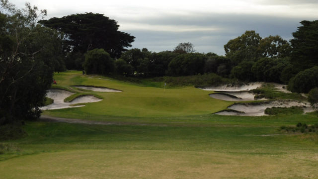 The 5th green at Royal Melbourne Golf Club West Course