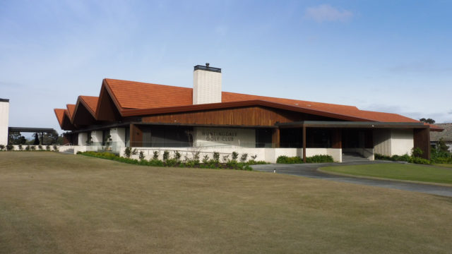 The clubhouse at Huntingdale Golf Club