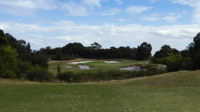 The 11th tee at Bonnie Doon Golf Club