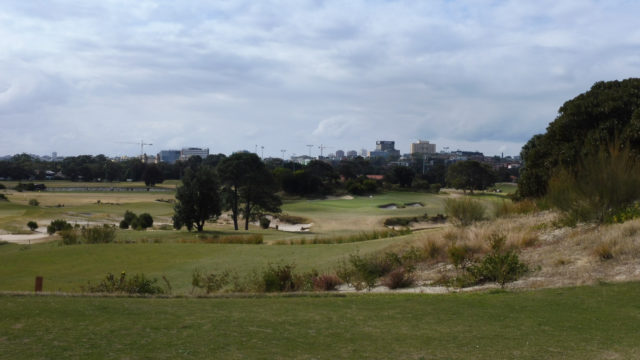 The 12th tee at Bonnie Doon Golf Club