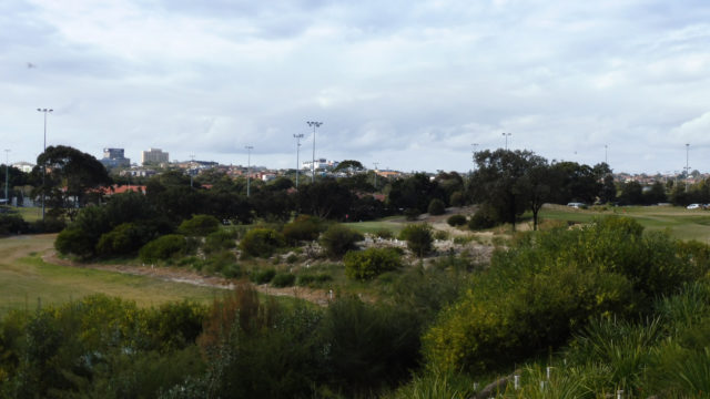 The 13th tee at Bonnie Doon Golf Club