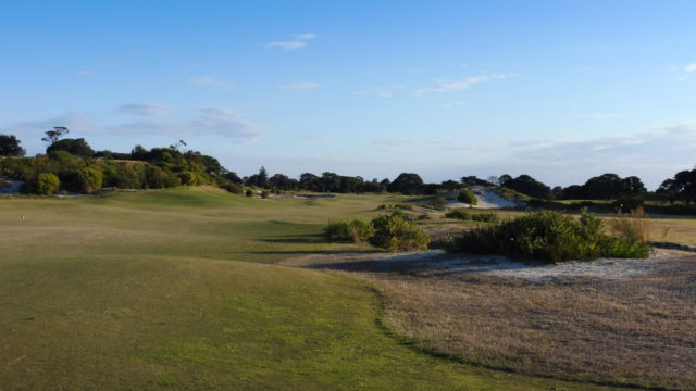 The 14th tee at Bonnie Doon Golf Club