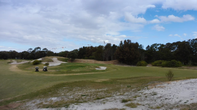 The spare 15A green at Bonnie Doon Golf Club