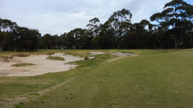 The 16th green at Bonnie Doon Golf Club