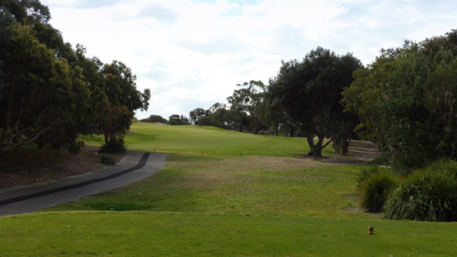 The 17th tee at Bonnie Doon Golf Club