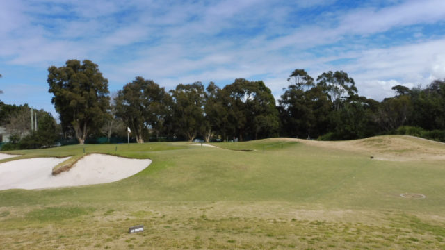 The 2nd green at Bonnie Doon Golf Club