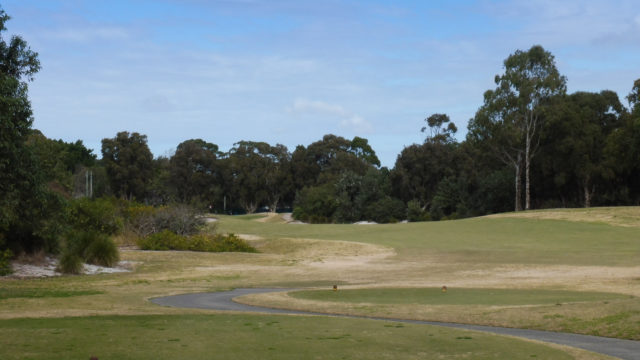 The 2nd tee at Bonnie Doon Golf Club