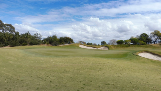 The 3rd green at Bonnie Doon Golf Club