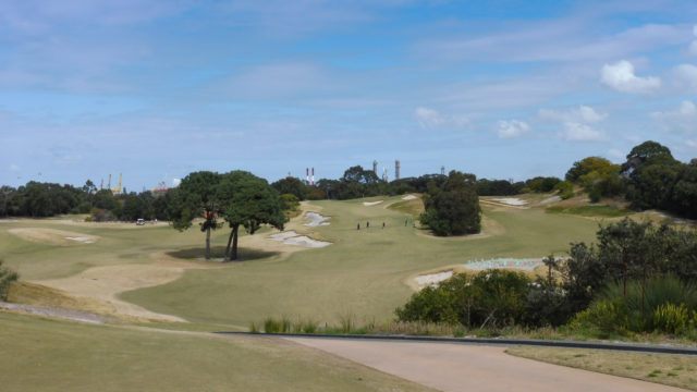 The 3rd green at Bonnie Doon Golf Club