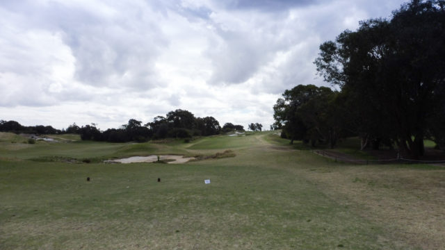 The 8th tee at Bonnie Doon Golf Club