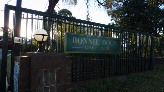 Entrance to Bonnie Doon Golf Club