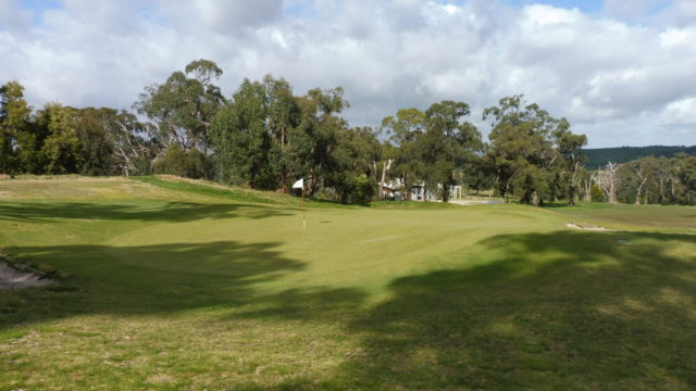 The 1st green at RACV Healesville Country Club