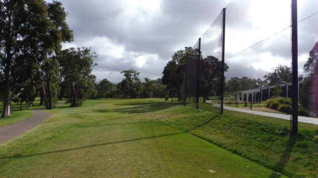 The 1st tee at RACV Healesville Country Club