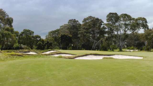 The 10th green at Woodlands Golf Club