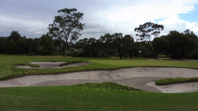 The 11th green at Woodlands Golf Club