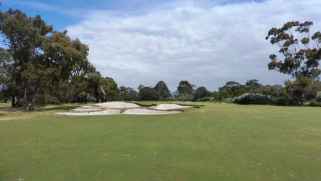 The 15th green at Woodlands Golf Club