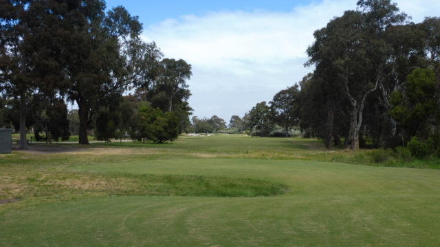 The 15th tee at Woodlands Golf Club