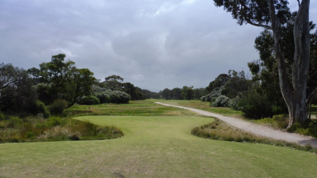 The 16th tee at Woodlands Golf Club