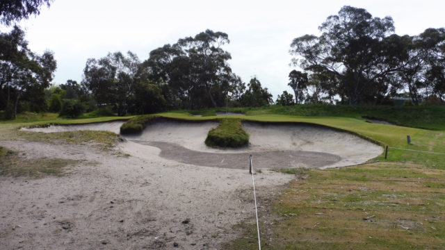 The 19th green at Woodlands Golf Club