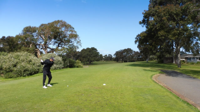 The 1st tee at Woodlands Golf Club