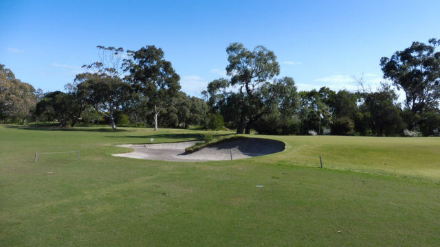 The 3rd green at Woodlands Golf Club