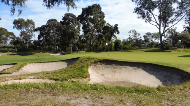 The 5th green at Woodlands Golf Club