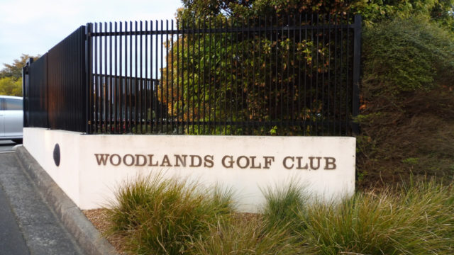 Entrance to Woodlands Golf Club