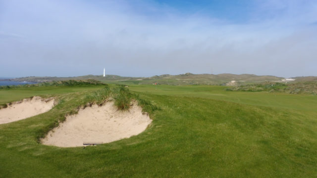 The 4th fairway at Cape Wickham Links