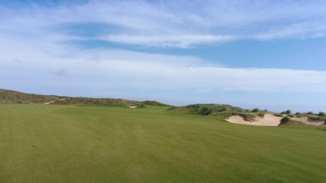 The 6th fairway at Cape Wickham Links