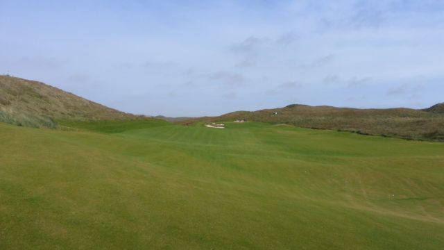 The 8th fairway at Cape Wickham Links