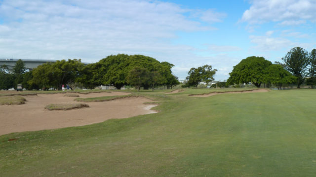 The 10th fairway at Royal Queensland Golf Club