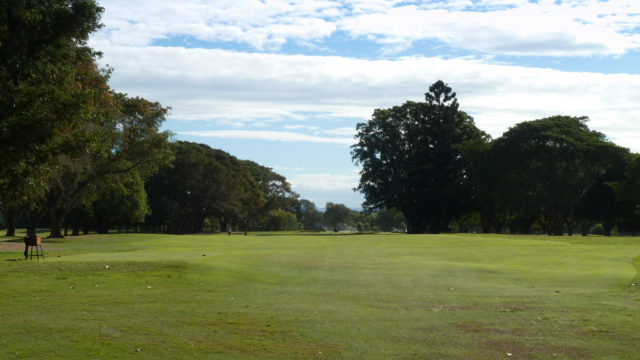 The 14th tee at Royal Queensland Golf Club