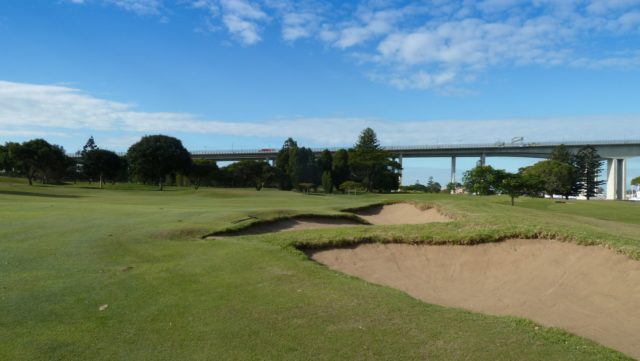 The 16th fairway at Royal Queensland Golf Club