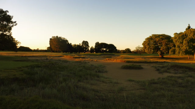 The 17th tee at Royal Queensland Golf Club