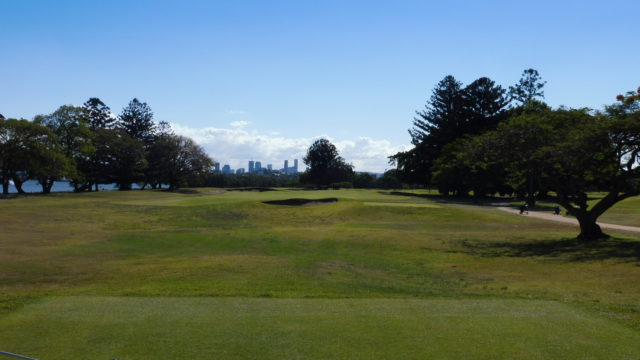 The 5th tee at Royal Queensland Golf Club