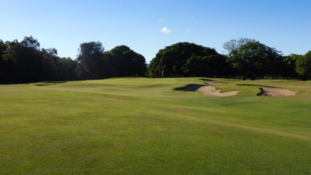 The 7th green at Royal Queensland Golf Club