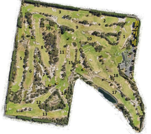 Map of Victoria Golf Club