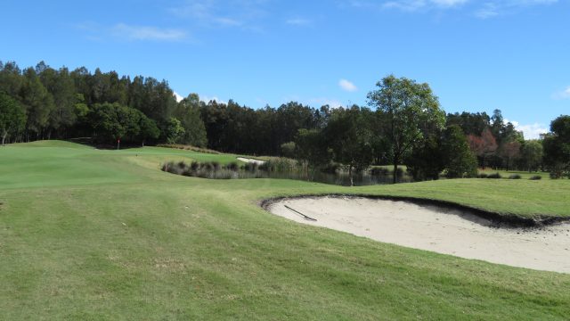 The 12th fairway at Lakelands Golf Club