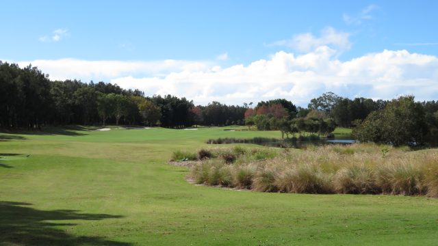 The 13th tee at Lakelands Golf Club