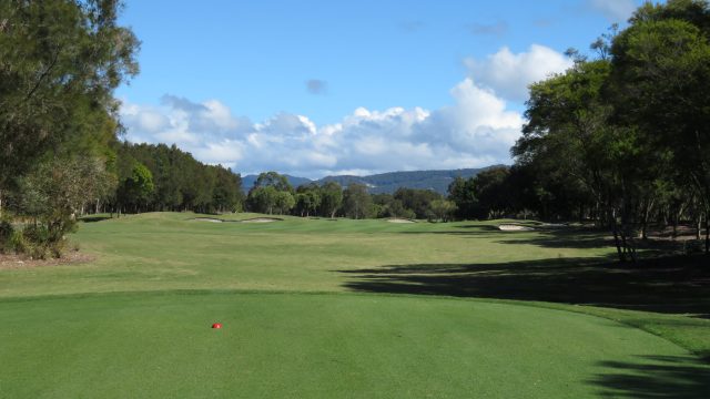 The 16th tee at Lakelands Golf Club