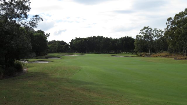 The 2nd fairway at Lakelands Golf Club