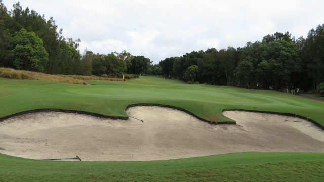 The 3rd green at Lakelands Golf Club