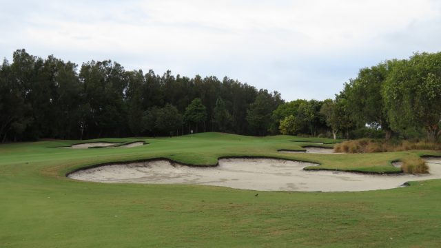 The 4th fairway at Lakelands Golf Club