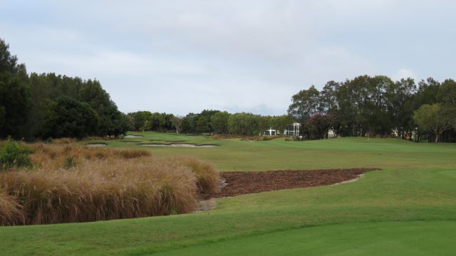 The 4th tee at Lakelands Golf Club