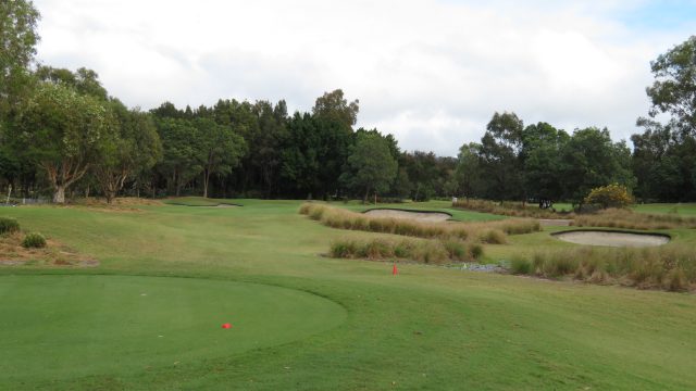 The 6th tee at Lakelands Golf Club